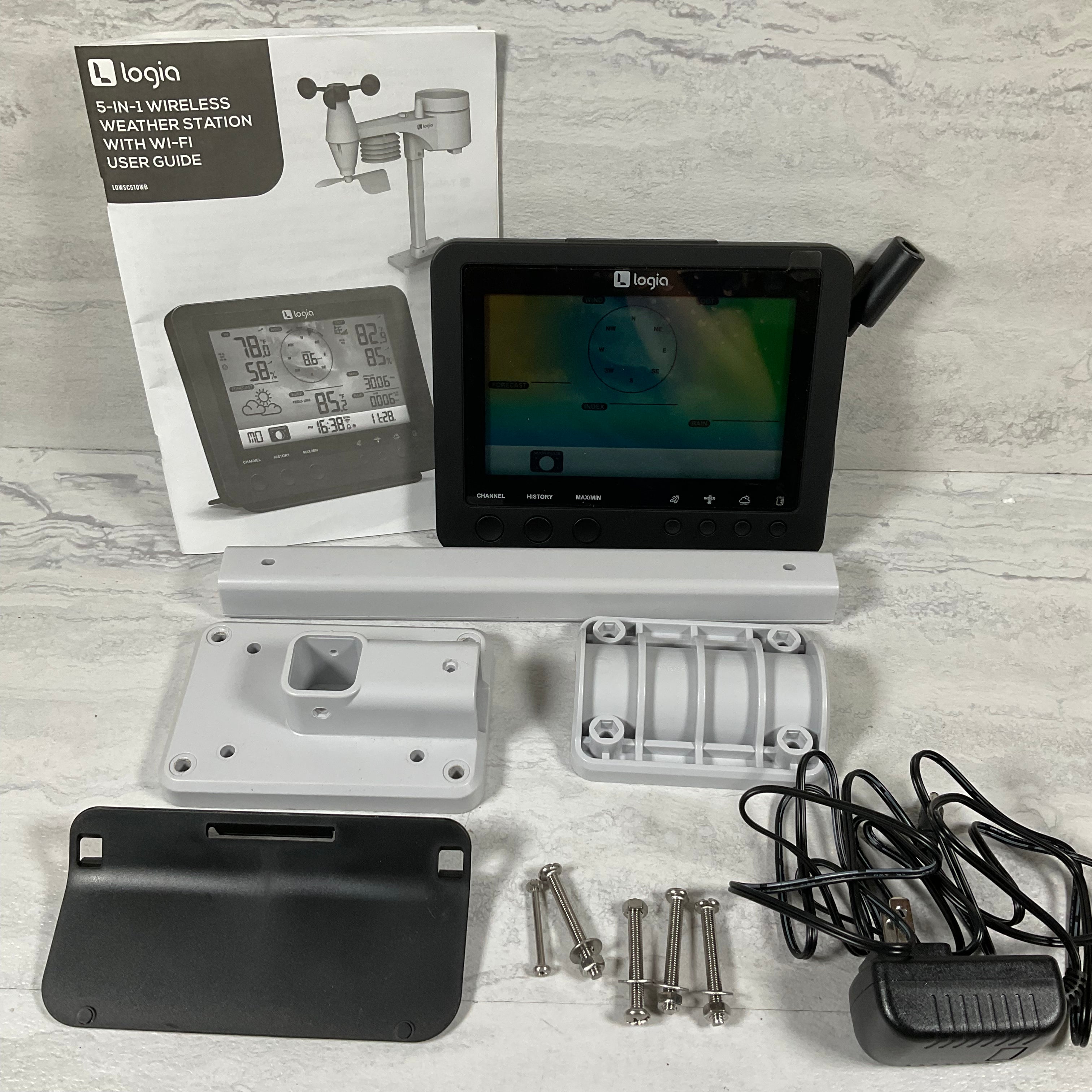 5-in-1 Wi-Fi Weather Station | Indoor/Outdoor Remote Monitoring System (7341402325230)